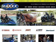 Tablet Screenshot of maxxxmotorsports.com